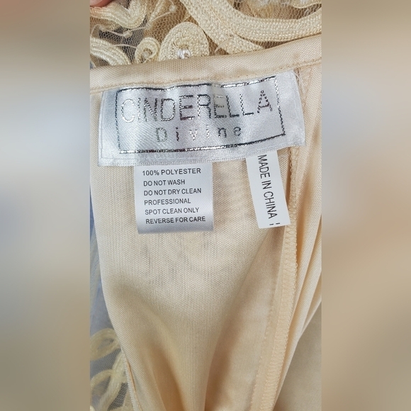 Cinderella Divine 1921 Firmal Cocktail Dress  SIZE 3XL Cream Color - Picture 11 of 11